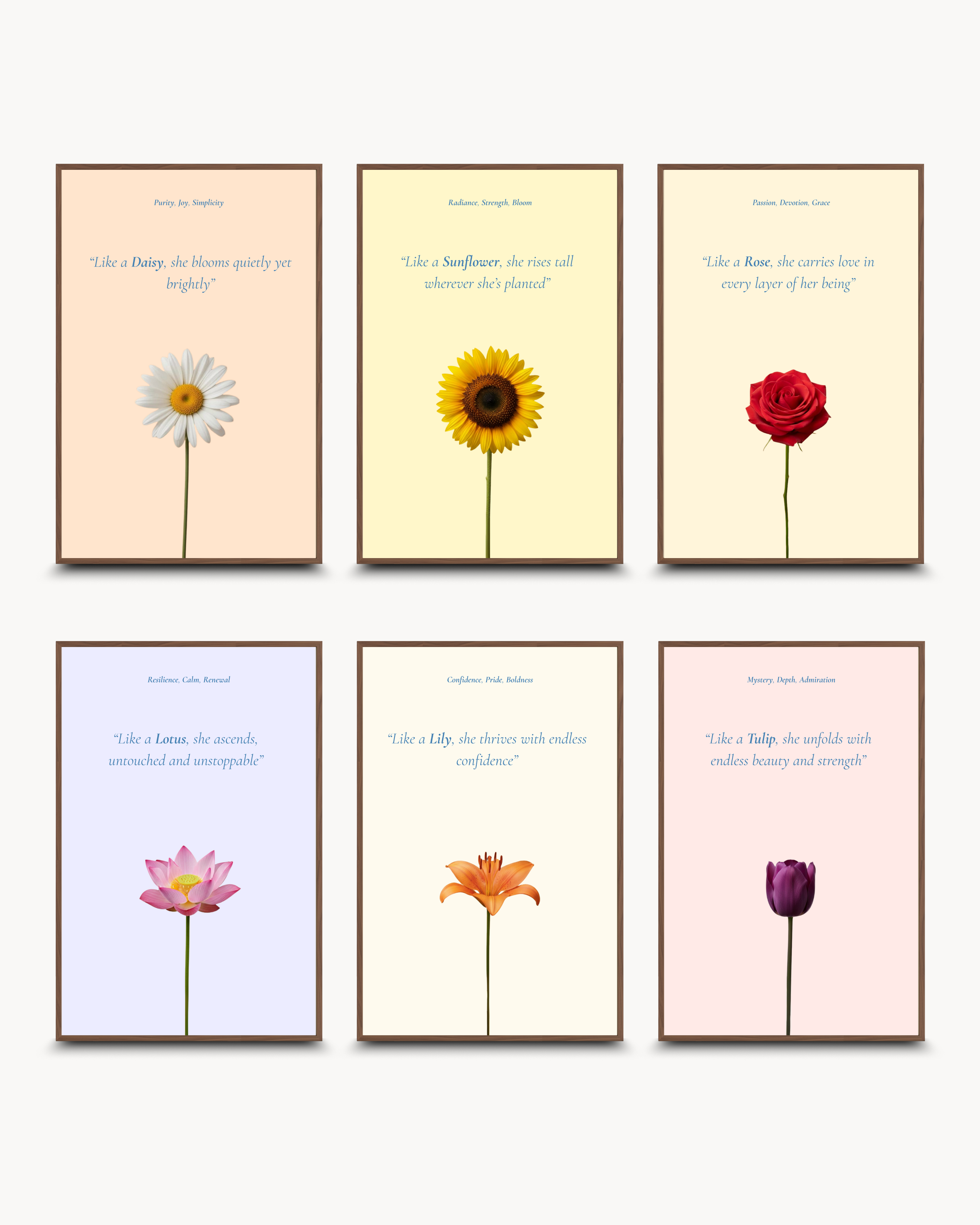 Motivational: Blossom - Set of ६